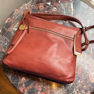 Margot Rich Brown Crossbody Bag